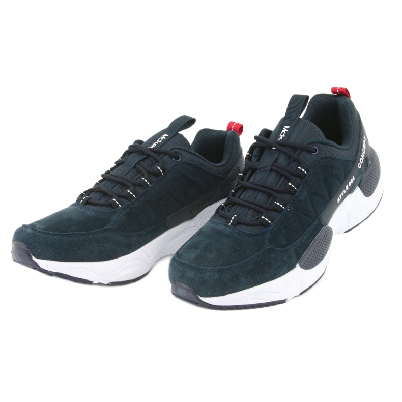 McKey MSP1464 mokkanahkaiset urheilukengät laivastonsininen 3