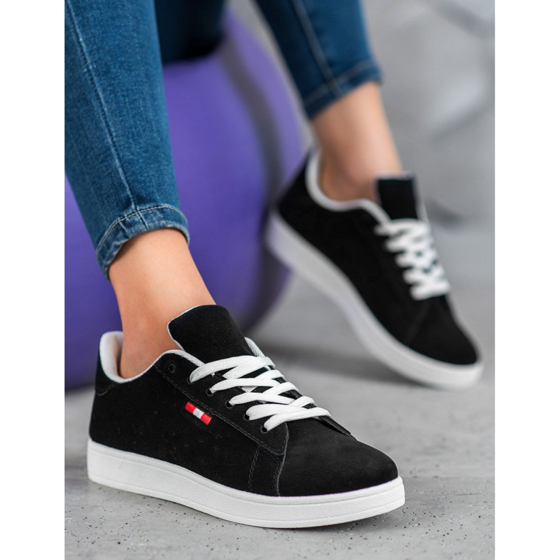 SHELOVET Mukavat Eco-nahkakengät musta 1