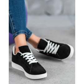 SHELOVET Mukavat Eco-nahkakengät musta 2