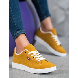 SHELOVET Mukavat Eco-nahkakengät keltainen 1