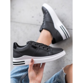 SHELOVET Muodikkaat mustat urheilukengät 2