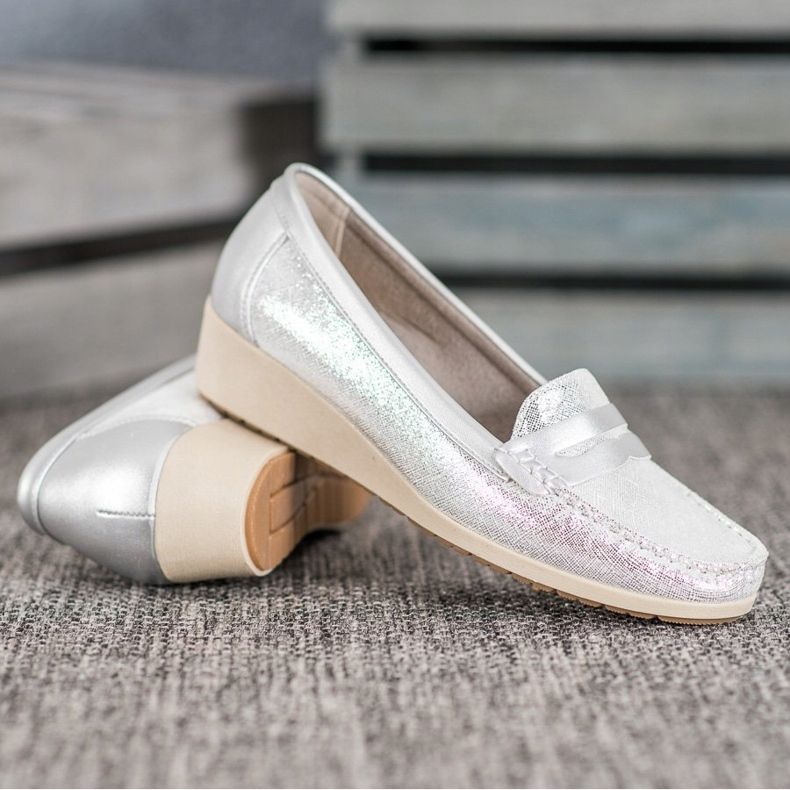 Comer Tyylikäs Loaferit alustalla harmaa 1