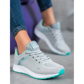 Ax Boxing Mukavat avoimet urheilukengät harmaa vihreä 1