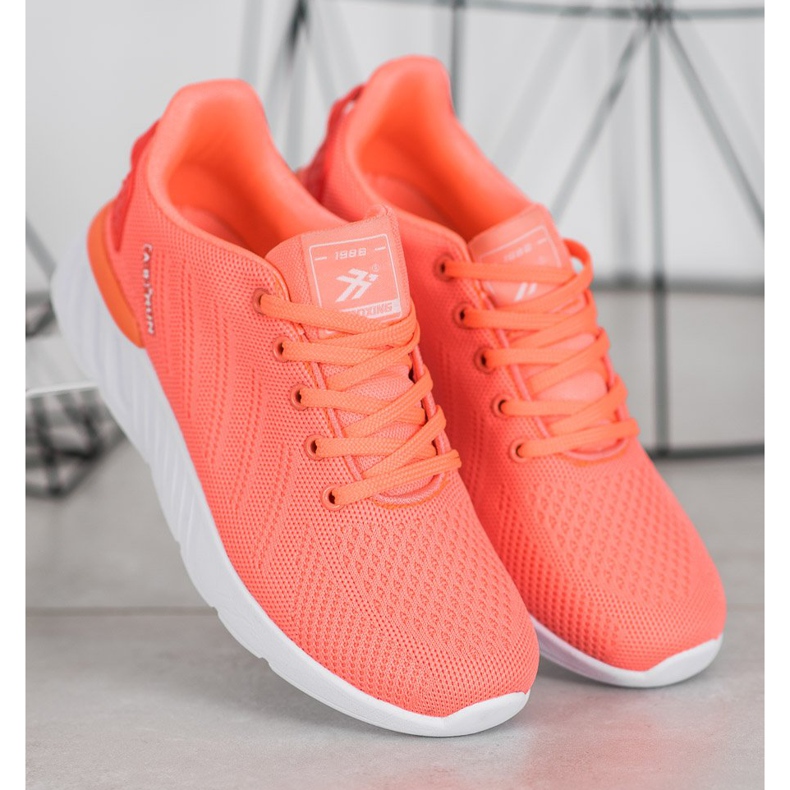 Ax Boxing Kevyet avoimet urheilukengät oranssi 2