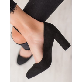 SHELOVET Klassiset pumput pylväässä musta 2