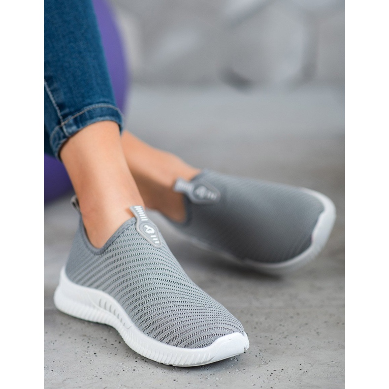 SHELOVET Liukastettavat urheilukengät harmaa 2