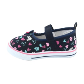 Ballerinat rusetti Atletico nahka insertti valkoinen laivastonsininen sininen vaaleanpunainen 2