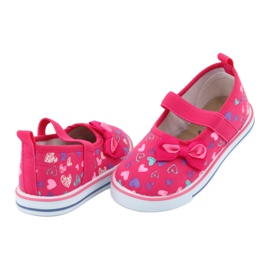 Ballerinat rusetti Atletico nahka insertti valkoinen violetti vaaleanpunainen 4