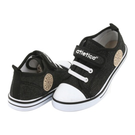 Tennarit, joissa nahkainen Atletico BSM029 musta 4