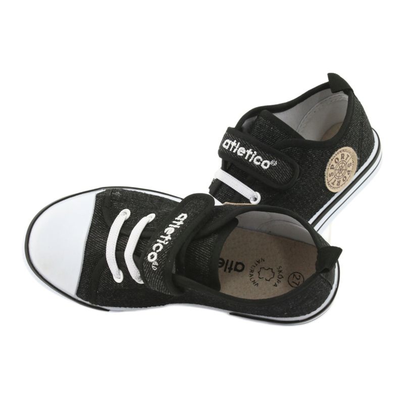 Tennarit, joissa nahkainen Atletico BSM029 musta 6