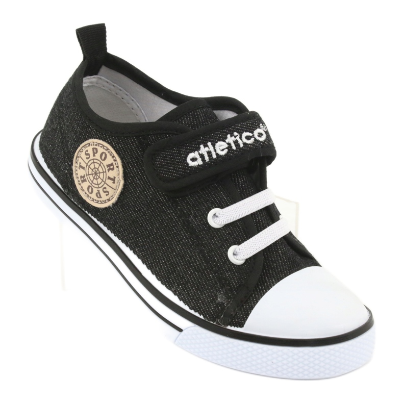 Tennarit, joissa nahkainen Atletico BSM029 musta 1