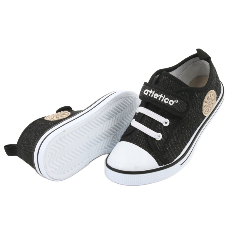 Tennarit, joissa nahkainen Atletico BSM029 musta 5