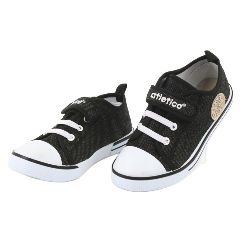 Tennarit, joissa nahkainen Atletico BSM029 musta 3