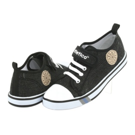 Tennarit, joissa nahkainen Atletico BSM029 musta 4