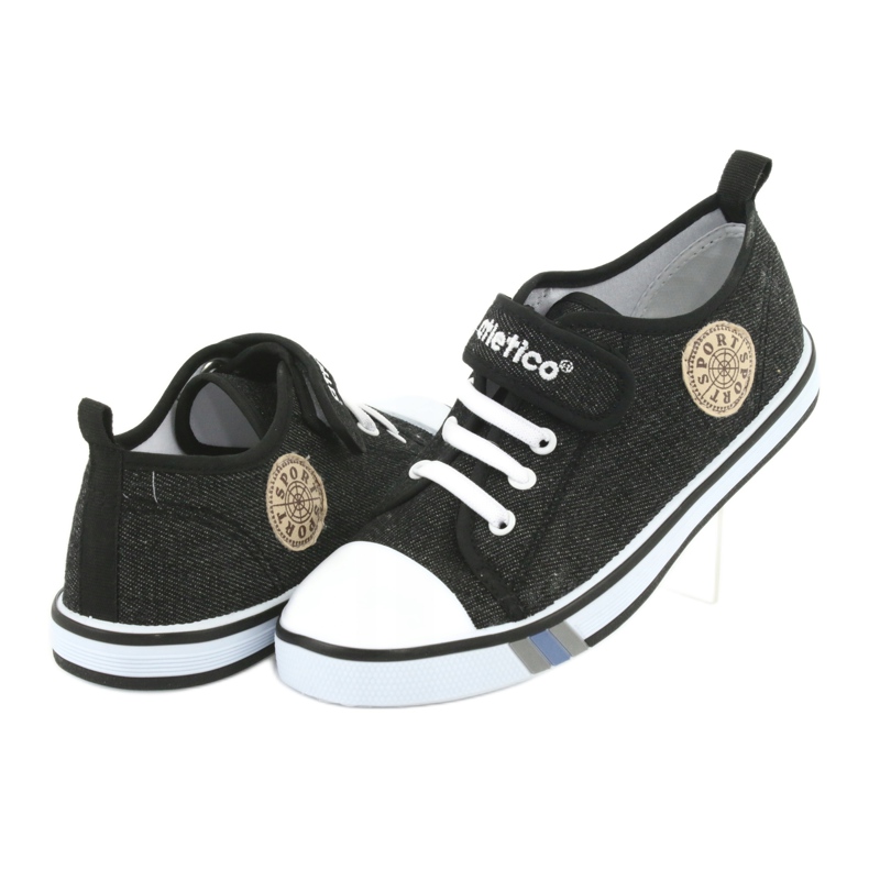 Tennarit, joissa nahkainen Atletico BSM029 musta 4