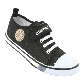 Tennarit, joissa nahkainen Atletico BSM029 musta 1