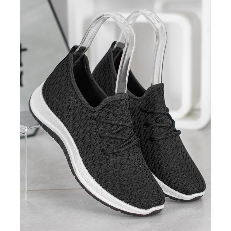 SHELOVET Musta avoin urheilukenkä 2