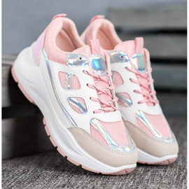 SHELOVET Mukavat verkkokankaat valkoinen vaaleanpunainen monivärinen 1