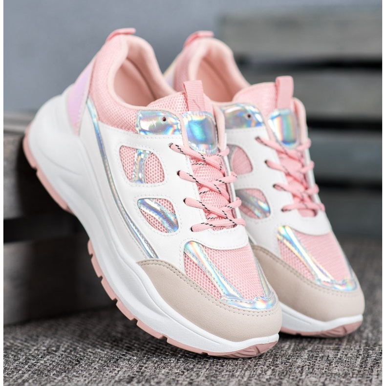 SHELOVET Mukavat verkkokankaat valkoinen vaaleanpunainen monivärinen 1