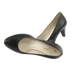 Gregors 465 mustat nahkaiset yrityspumput 5