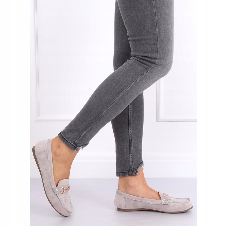 Harmaat mokkanahkakengät 77-192 Harmaa 2