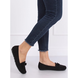 Mustat mokkanahkakengät 9F150 Musta 1