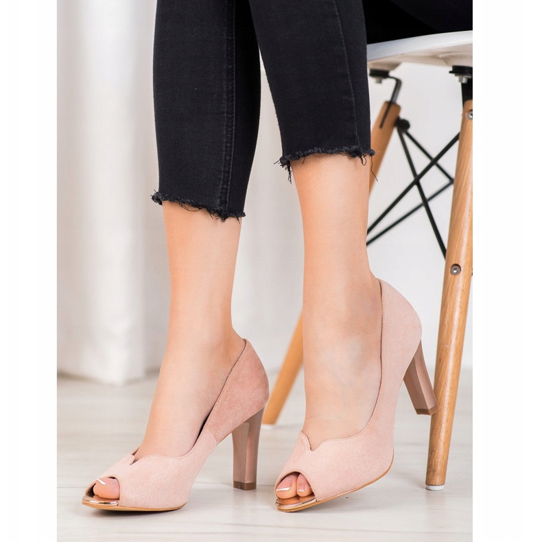 Avaa Toe VINCEZA -pumput vaaleanpunainen 1