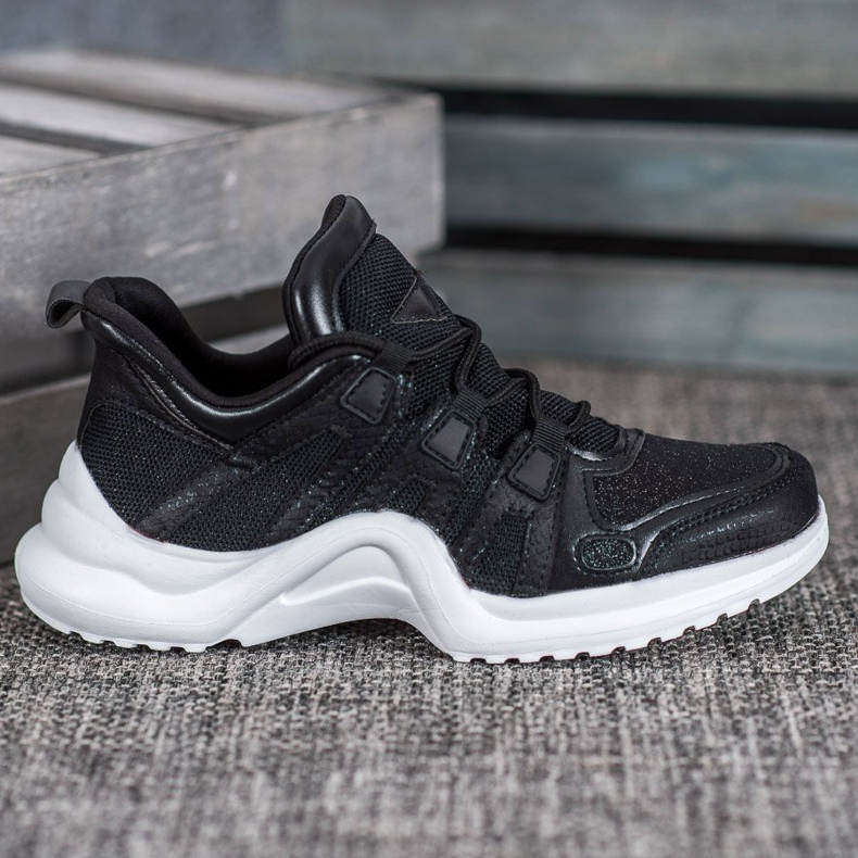 RTX WALK Mustat lenkkarit glitterillä 2