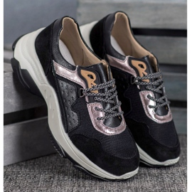 Goodin Mukavat nahkakengät musta 1