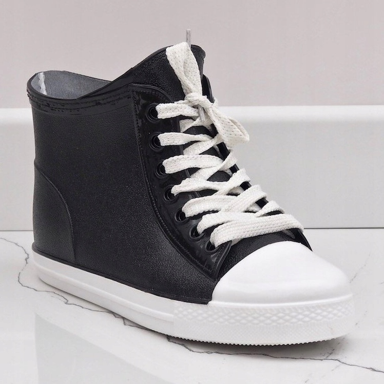 Musta galoshes pitsitossut SD527-1 2