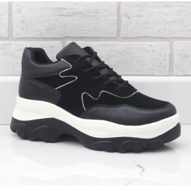 Mustat lenkkarit ekonahkaa E3260 1