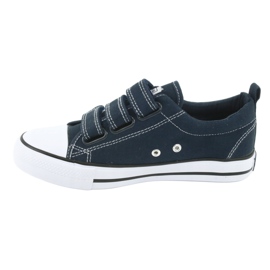 American Club Amerikkalaiset LH31 tummansiniset velcro -lenkkarit tummansininen 2