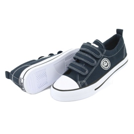 American Club Amerikkalaiset LH31 tummansiniset velcro -lenkkarit tummansininen 4
