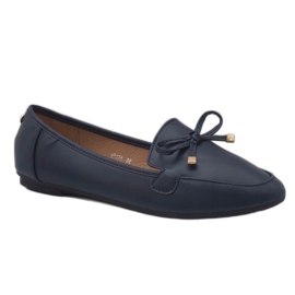 Tummansininen ekonahkainen ballerina-lipasto 9F175 1