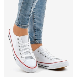 Klassiset valkoiset naisten lenkkarit ZC-2 valkoinen 2