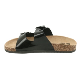 Lakatut anatomiset mustat Lee Cooper 1043 -tossut 1