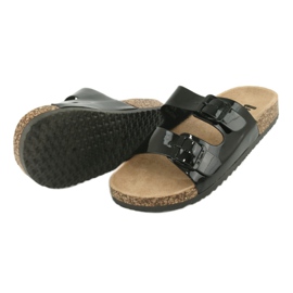 Lakatut anatomiset mustat Lee Cooper 1043 -tossut 3