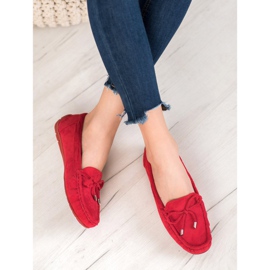 Seastar Klassiset Loaferit Jousella punainen 2