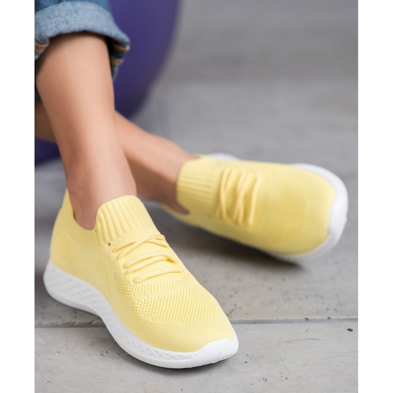 SHELOVET Kevyet urheilukengät keltainen 1