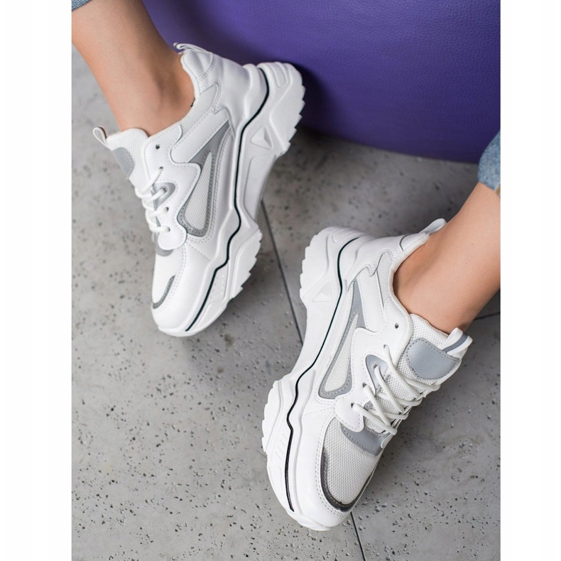 Weide Muodikkaat verkkokengät valkoinen 1