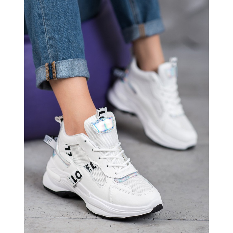 Weide Muodikkaat lenkkarit merkinnöillä valkoinen 1