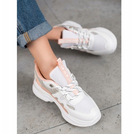 Weide Muodikkaita rakkaus lenkkarit valkoinen vaaleanpunainen monivärinen 1