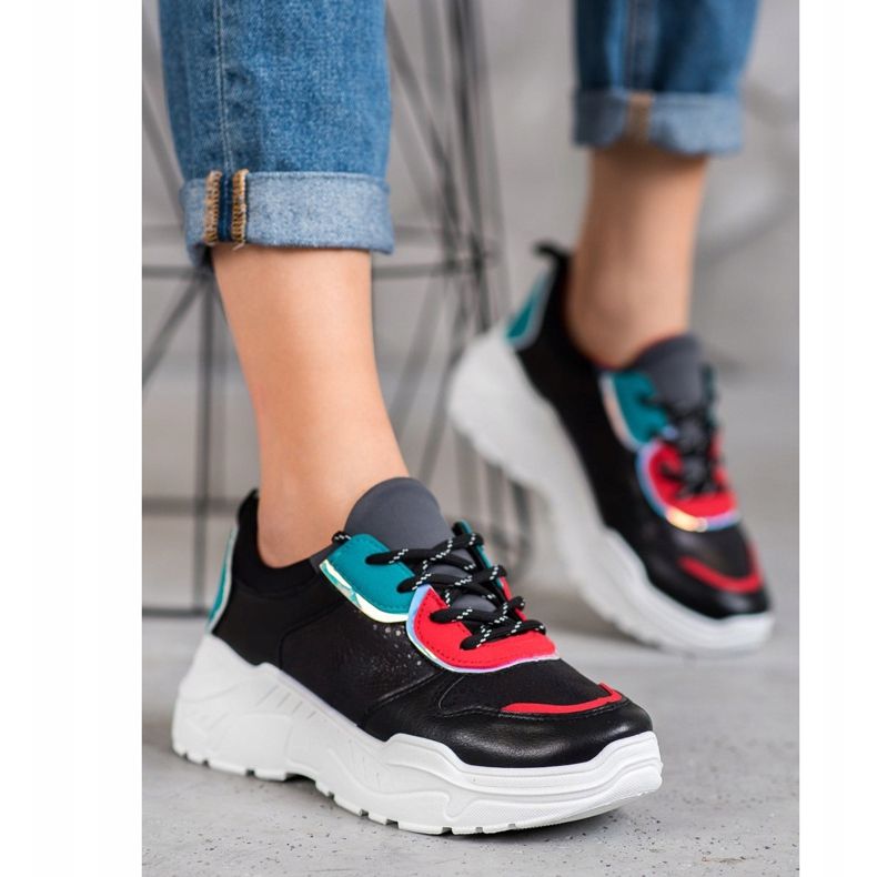 SHELOVET Muodikkaat lenkkarit musta 2