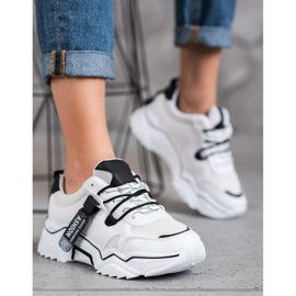 SHELOVET Naisten muoti lenkkarit valkoinen musta 1