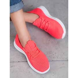 SHELOVET Mukavat tekstiilikengät vaaleanpunainen 1