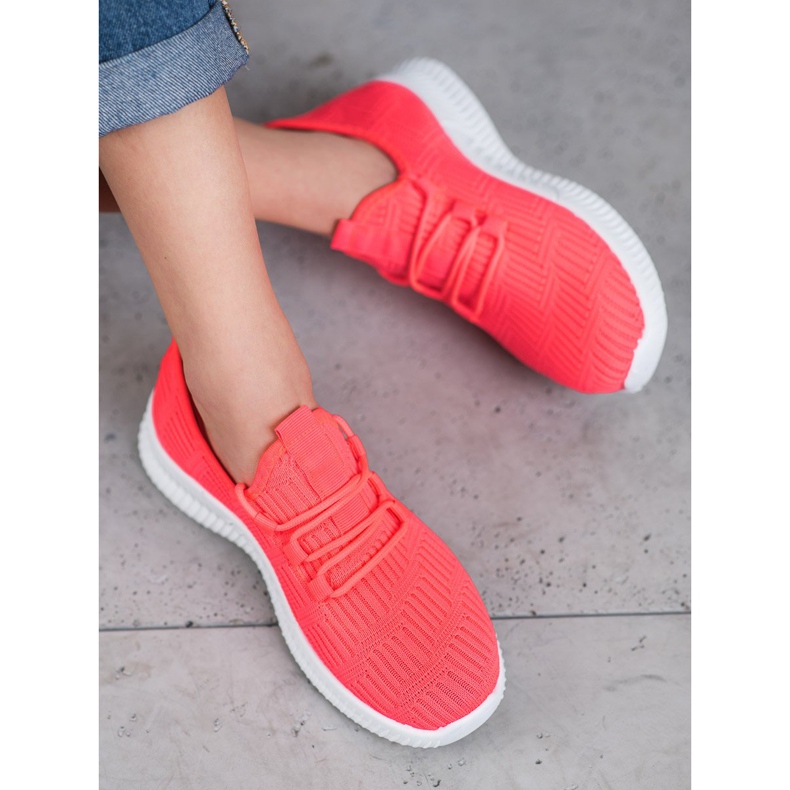 SHELOVET Mukavat tekstiilikengät vaaleanpunainen 1