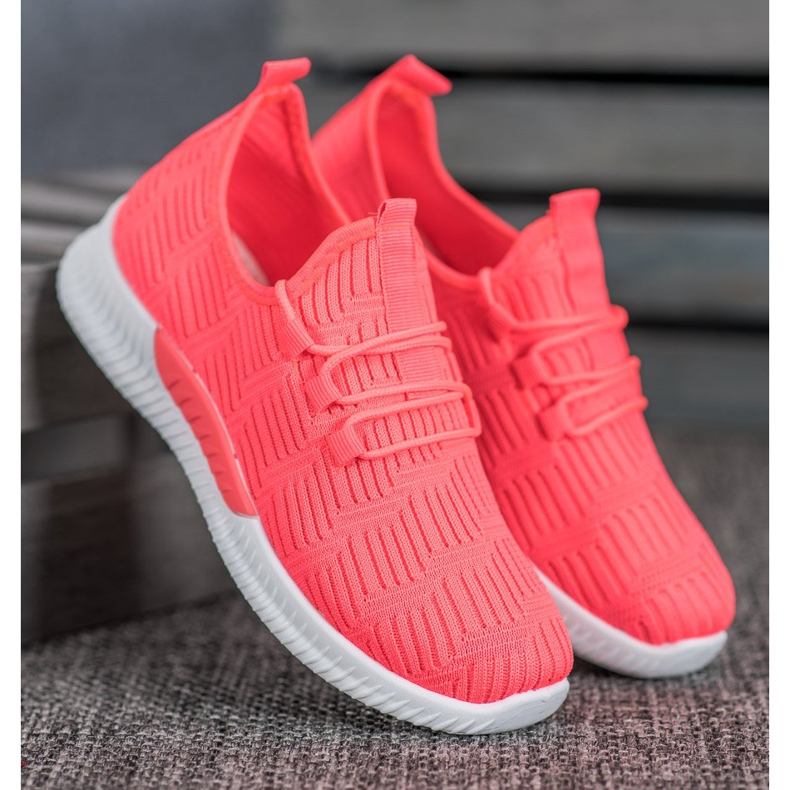 SHELOVET Mukavat tekstiilikengät vaaleanpunainen 2