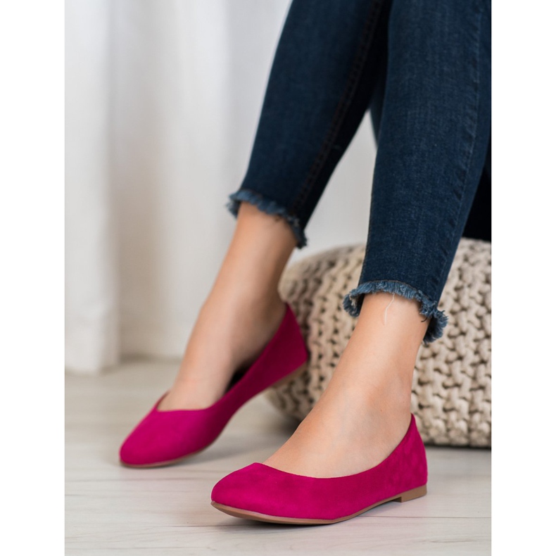 Best Shoes Mokkanaiset ballerinat violetti 1