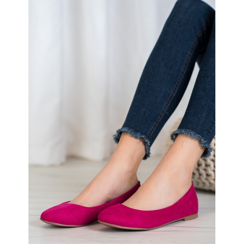 Best Shoes Mokkanaiset ballerinat violetti 2