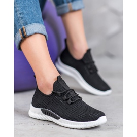 SHELOVET Mukavat tekstiilikengät musta 1